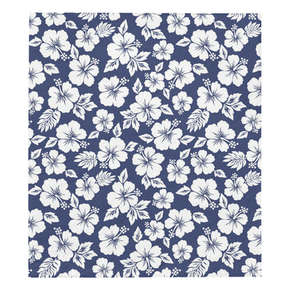 Hibiscus Pattern Print Design HB012 Premium Quilt