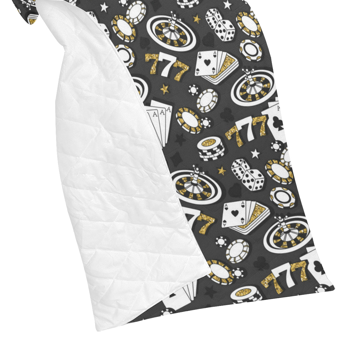 Casino Pattern Print Design 05 Premium Quilt