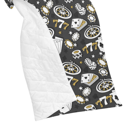 Casino Pattern Print Design 05 Premium Quilt