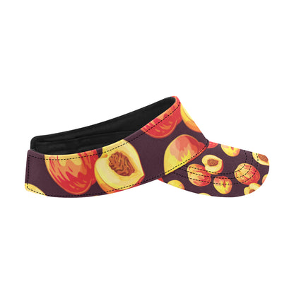 Peach Pattern Print Design A04 Unisex Sun Visor