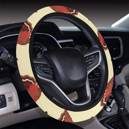 Thanksgiving Print Design LKS3010 Steering Wheel Cover with Elastic Edge