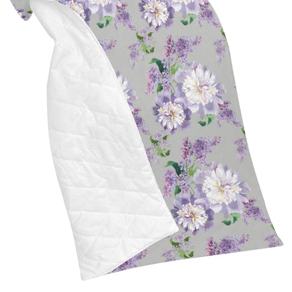 Lilac Pattern Print Design LI07 Premium Quilt