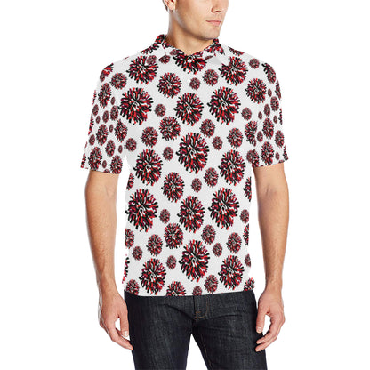 Cheerleader Pattern Print Design 01 Men Polo Shirt