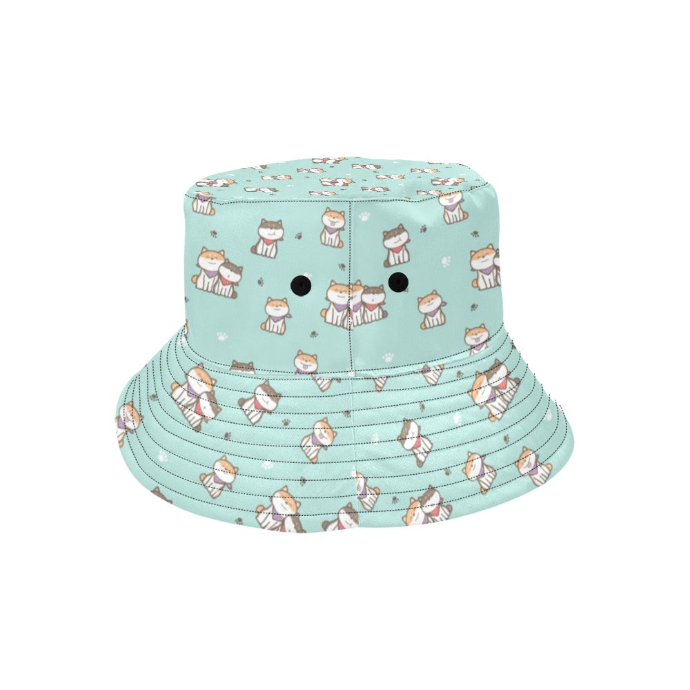 Shiba Inu Print Design LKS302 Unisex Bucket Hat