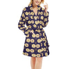 Sakura Print Design LKS303 Women's Fleece Robe