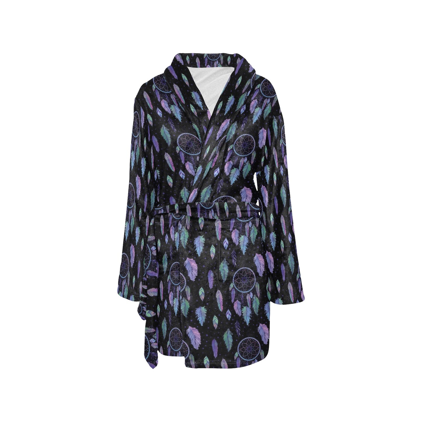 Dream Catcher Tribal Design Women's Fleece Robe