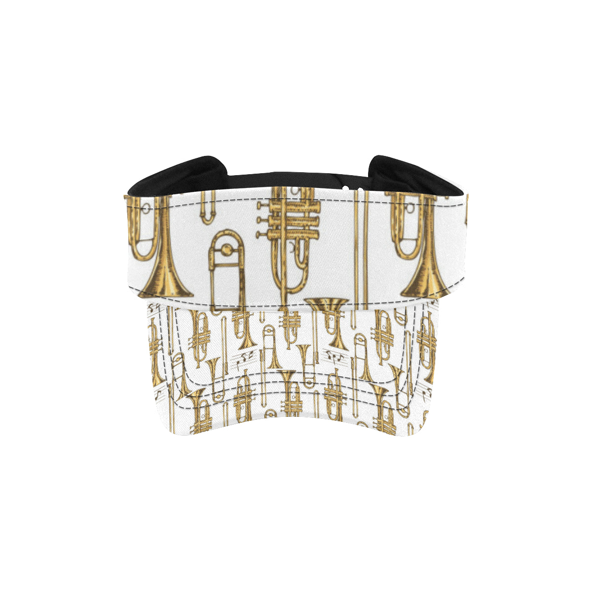 Trombone Pattern Print Design 04 Unisex Sun Visor