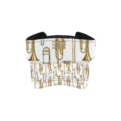 Trombone Pattern Print Design 04 Unisex Sun Visor