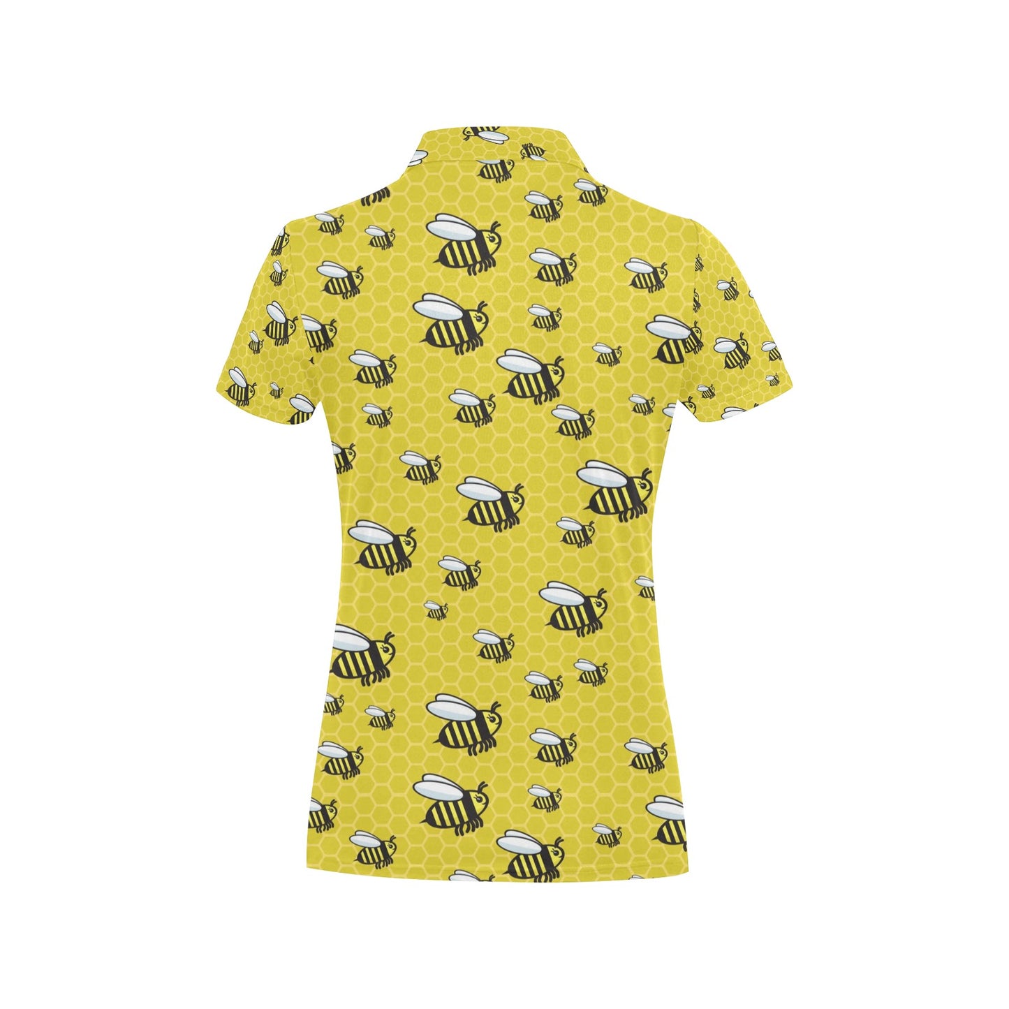 Bee Cute Print Design LKS308 Women's Polo Shirt