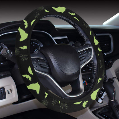 Witch Halloween Print Design LKS306 Steering Wheel Cover with Elastic Edge