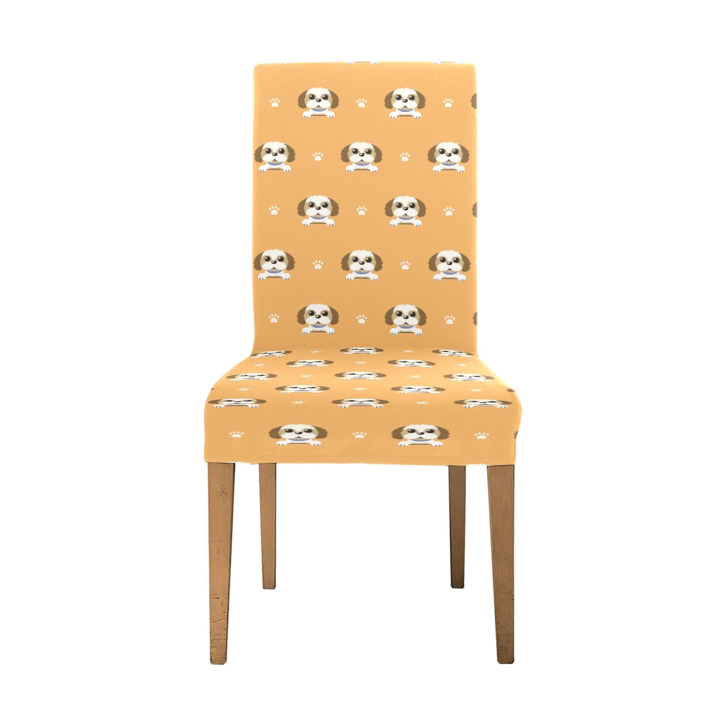Shih Tzu Print Design LKS303 Dining Chair Slipcover