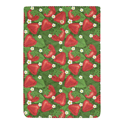 Strawberry Pattern Print Design SB05 Women's Trifold Wallet