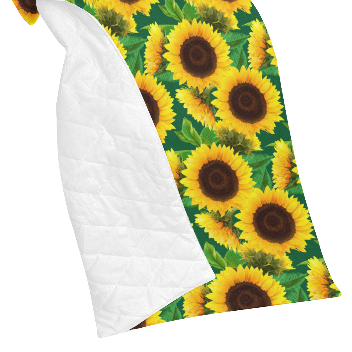Sunflower Pattern Print Design SF02 Premium Quilt