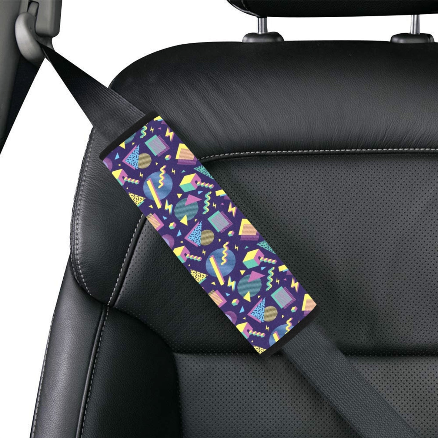 Geometric Print Design LKS401 Car Seat Belt Cover