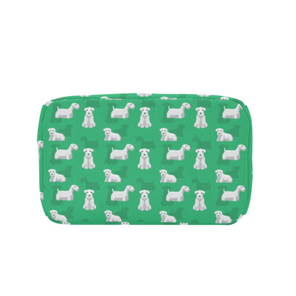 Sealyham Terriers Print Design LKS301 Insulated Lunch Bag