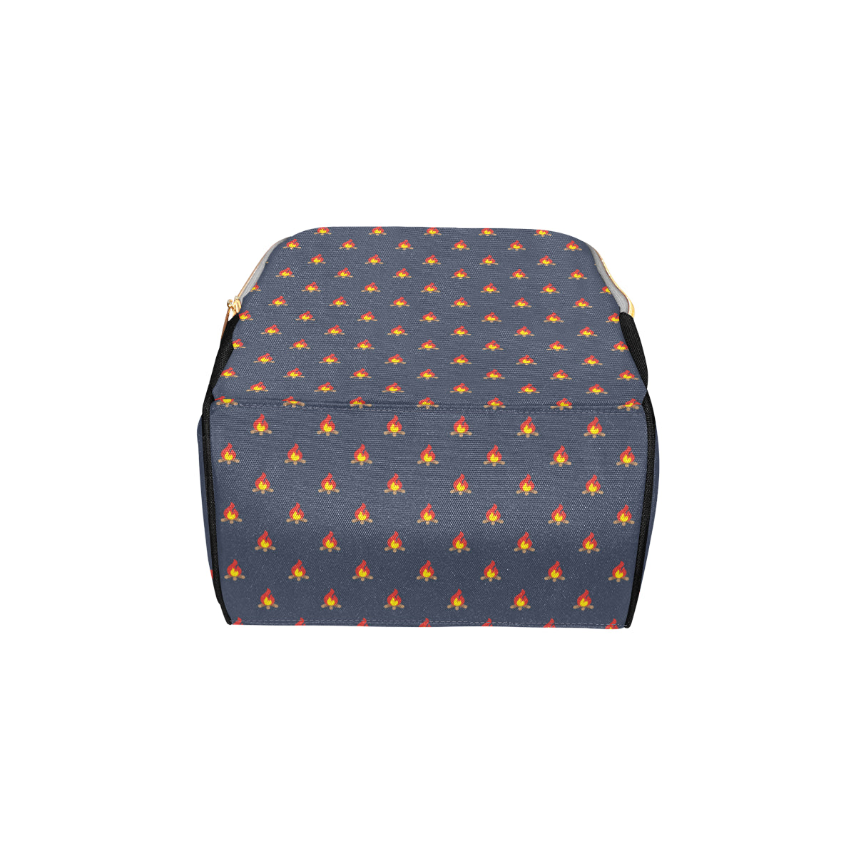 Campfire Pattern Print Design 02 Diaper Bag Backpack