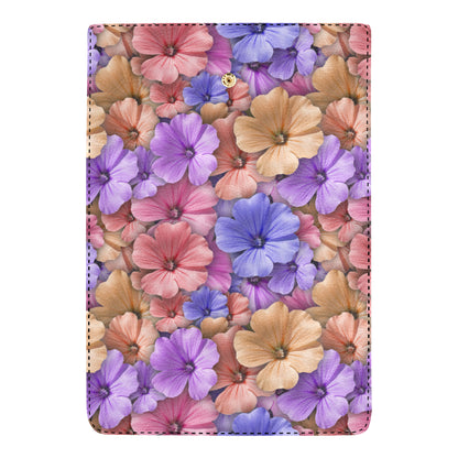 Colorful Geranium Pattern Women's Trifold Wallet