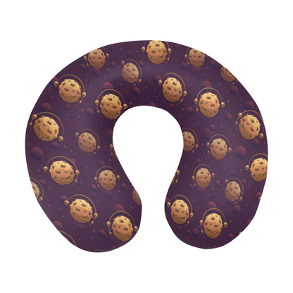 Cookie Pattern Print Design 03 U-Shaped Travel Neck Pillow