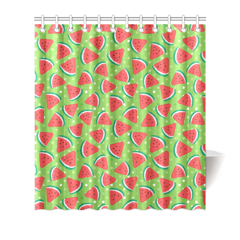 Watermelon Pattern Print Design WM05 Shower Curtain