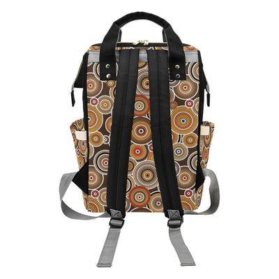 Aboriginal Print Design LKS402 Diaper Bag Backpack