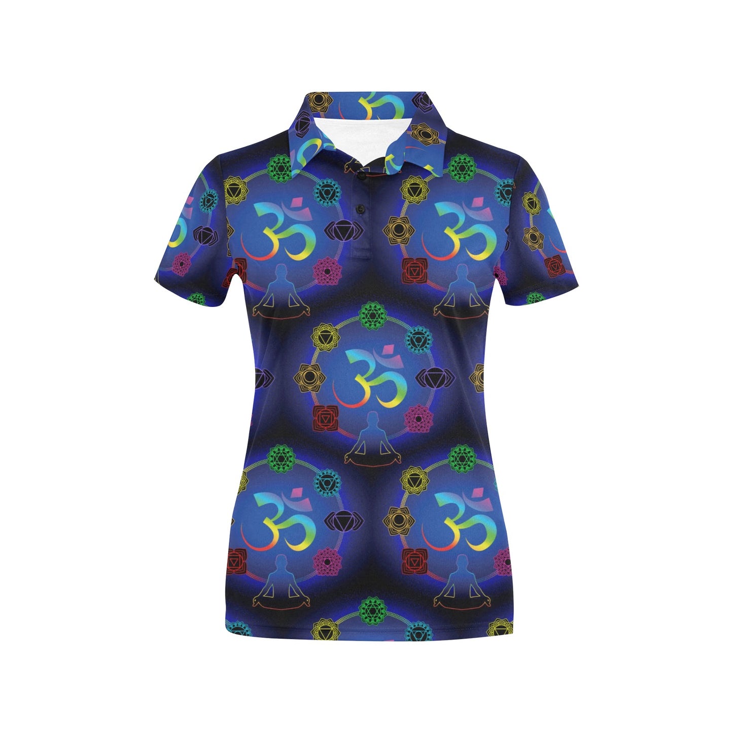 Chakra Zen Yoga OM Women's Polo Shirt