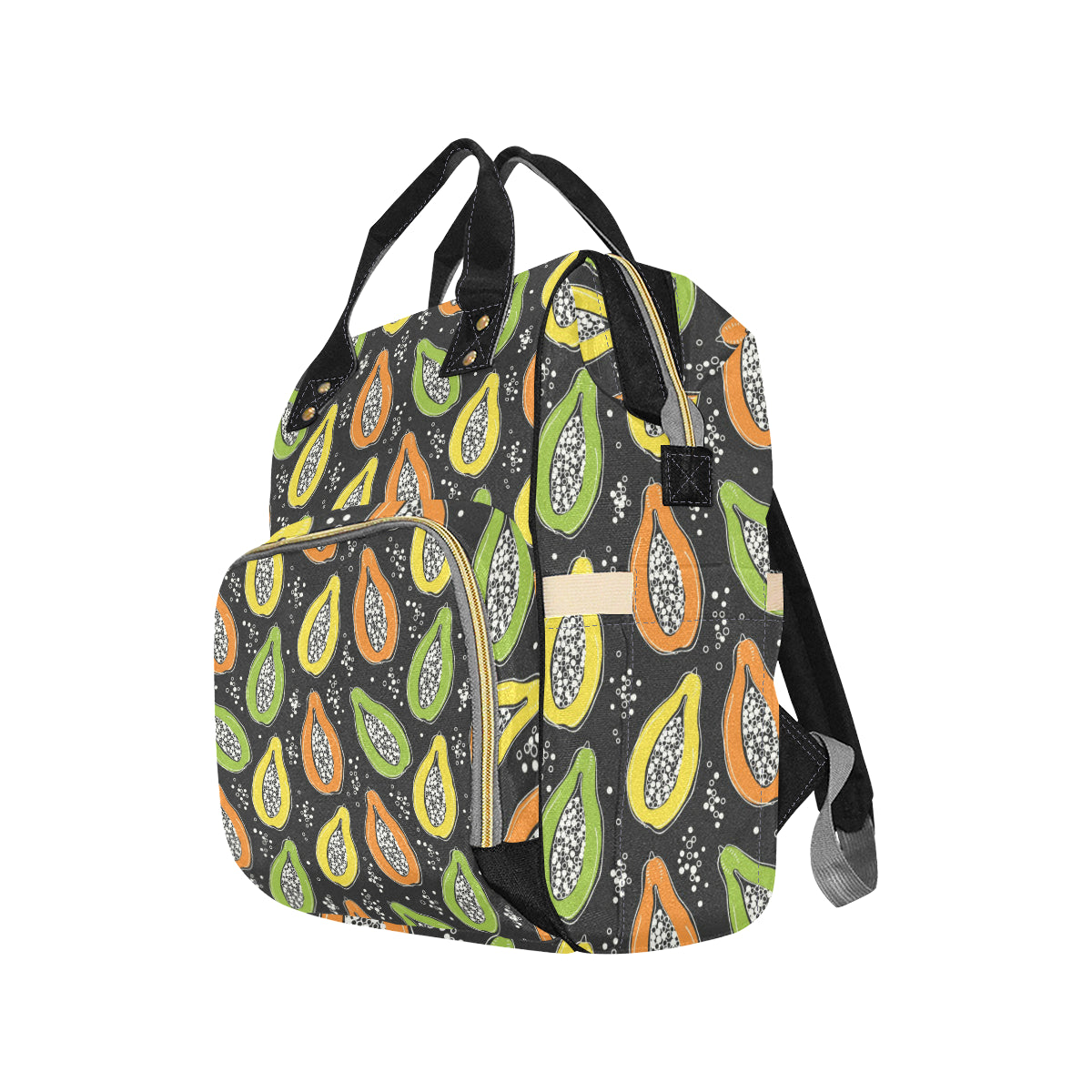Papaya Pattern Print Design PP05 Diaper Bag Backpack