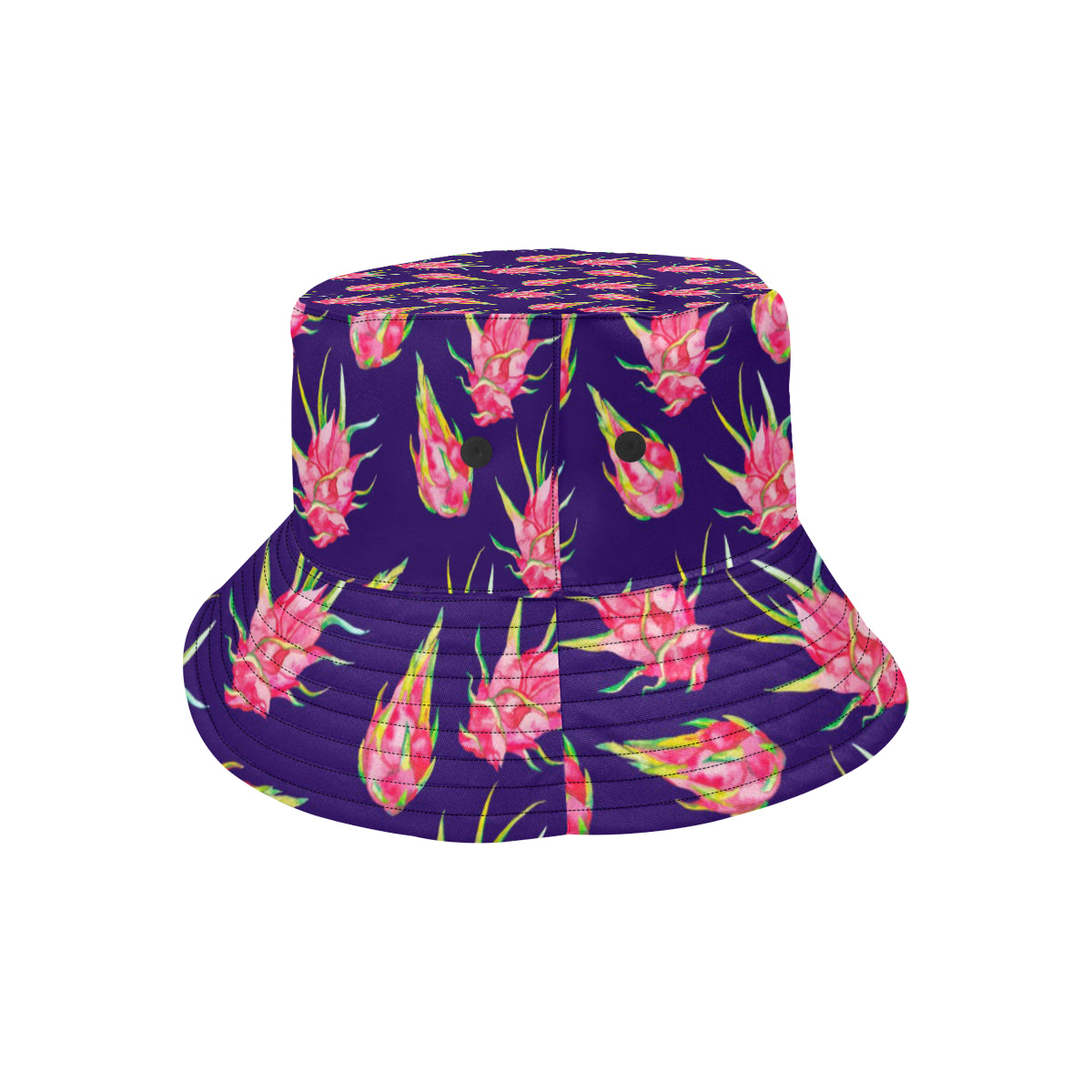 Dragonfruit Pattern Print Design DF02 Unisex Bucket Hat