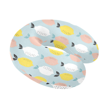 Citrus  Pattern Print Design 03 U-Shaped Travel Neck Pillow