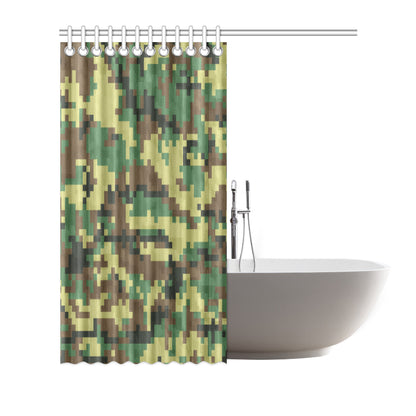 ACU Army Digital Pattern Print Design 02 Shower Curtain
