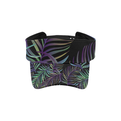 Tropical Palm Leaves Pattern Brightness Unisex Sun Visor