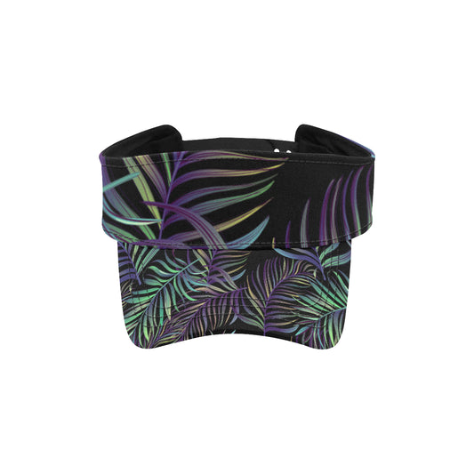 Tropical Palm Leaves Pattern Brightness Unisex Sun Visor