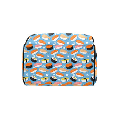 Sushi Print Design LKS304 Diaper Bag Backpack