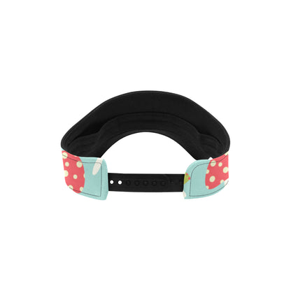 Mushroom Pattern Print Design A01 Unisex Sun Visor