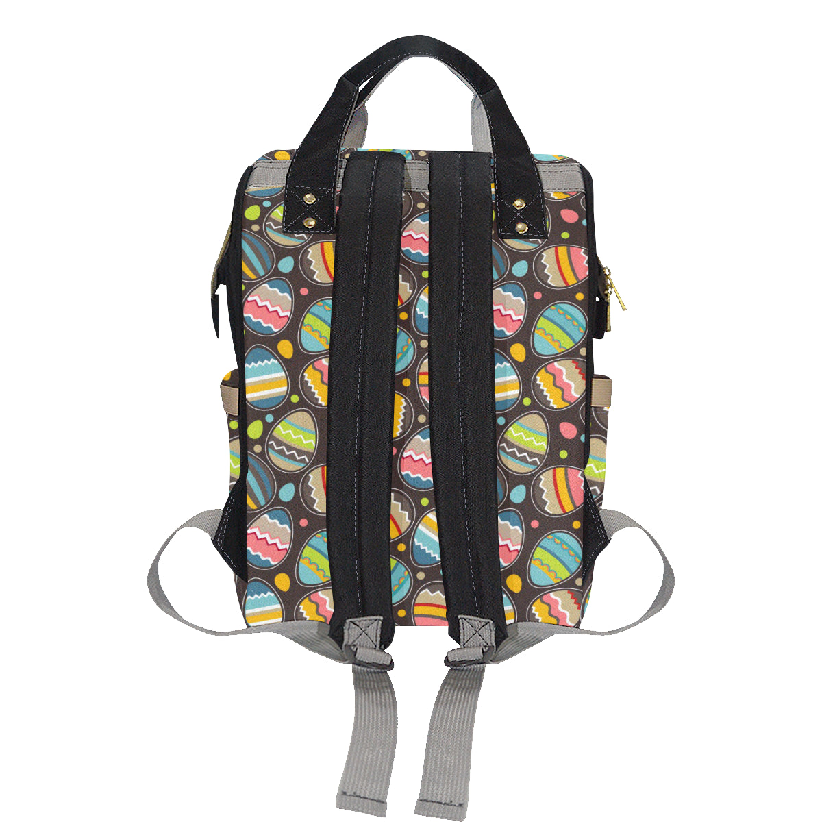 Easter Eggs Pattern Print Design RB03 Diaper Bag Backpack