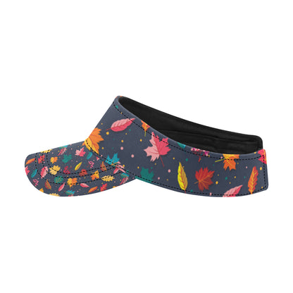 Elm Leave Colorful Print Pattern Unisex Sun Visor
