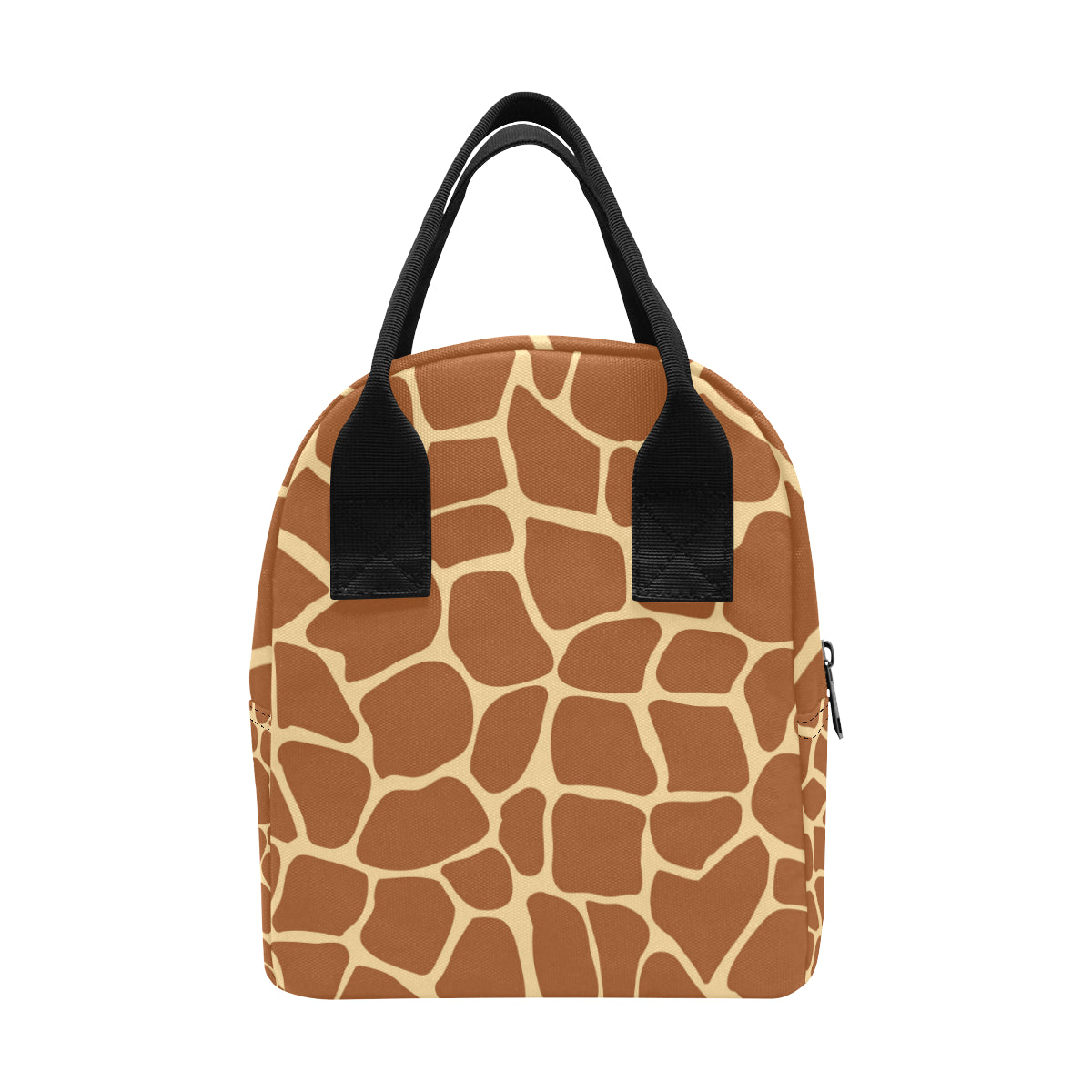 Giraffe Texture Print Insulated Lunch Bag