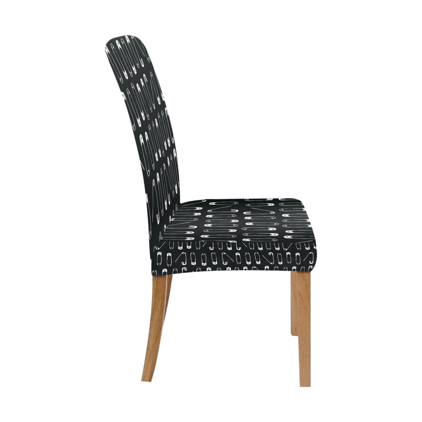 Safety Pin Print Design LKS302 Dining Chair Slipcover