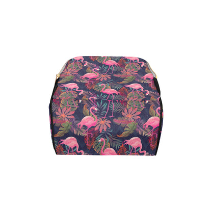 Flamingo Tropical Pattern Diaper Bag Backpack