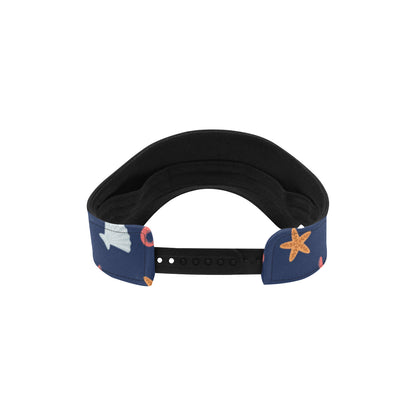 Octopus Pattern Print Design A04 Unisex Sun Visor