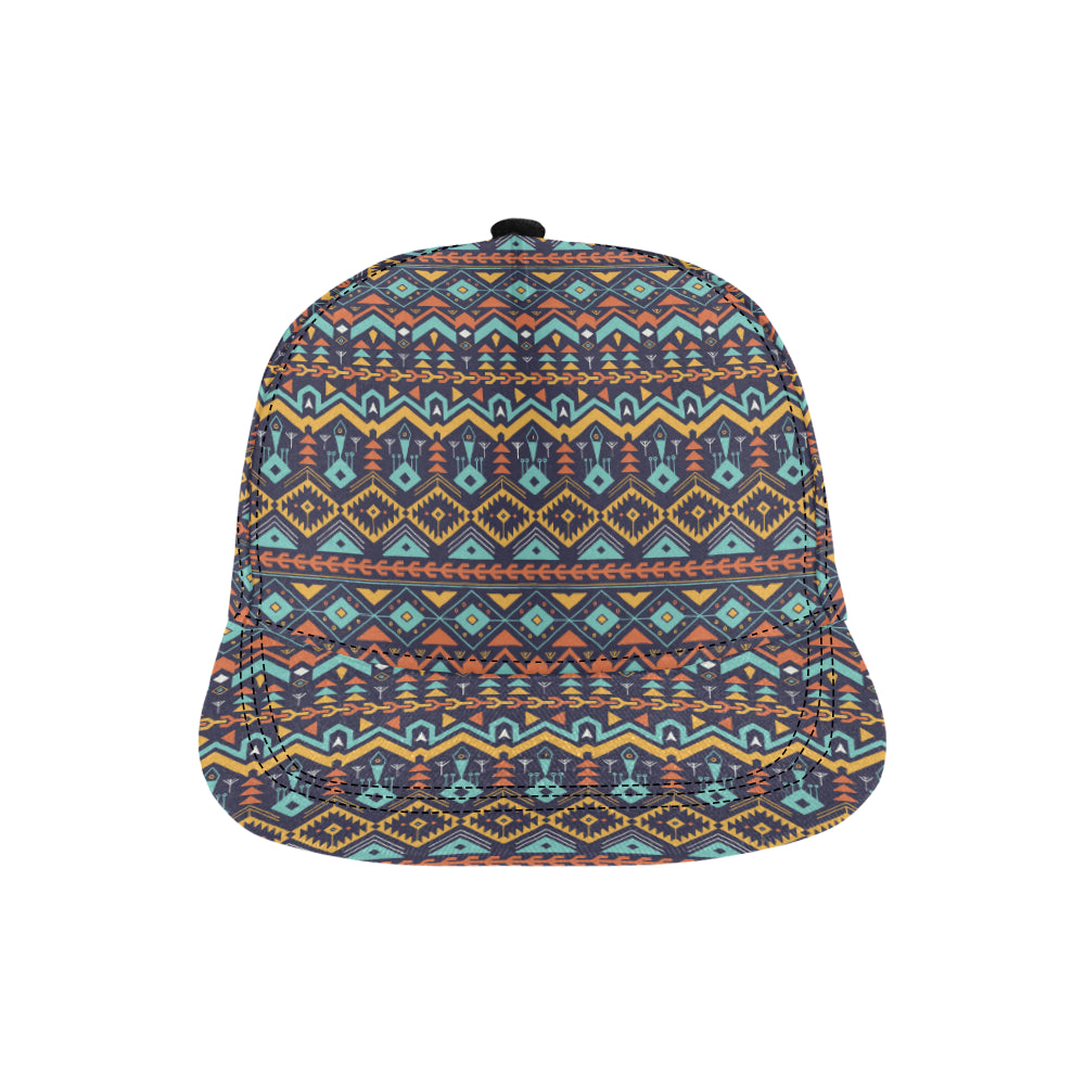Aztec Style Print Pattern Snapback Cap
