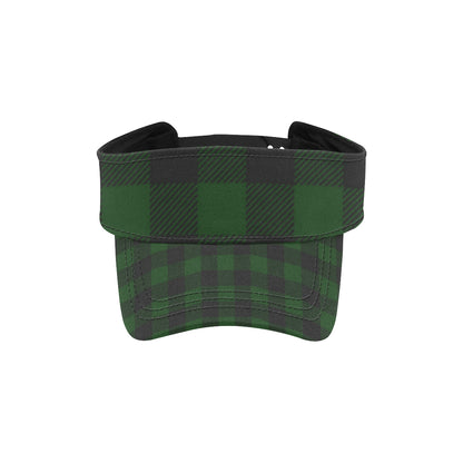 Buffalo check Green Pattern Print Design 02 Unisex Sun Visor