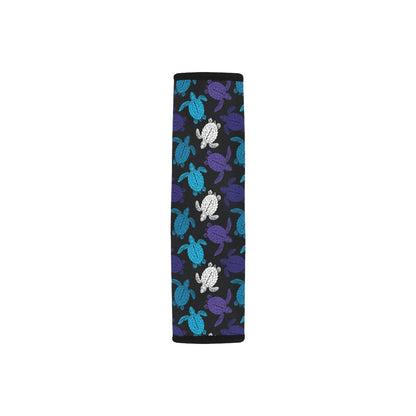 Sea Turtle Print Design LKS306 Car Seat Belt Cover