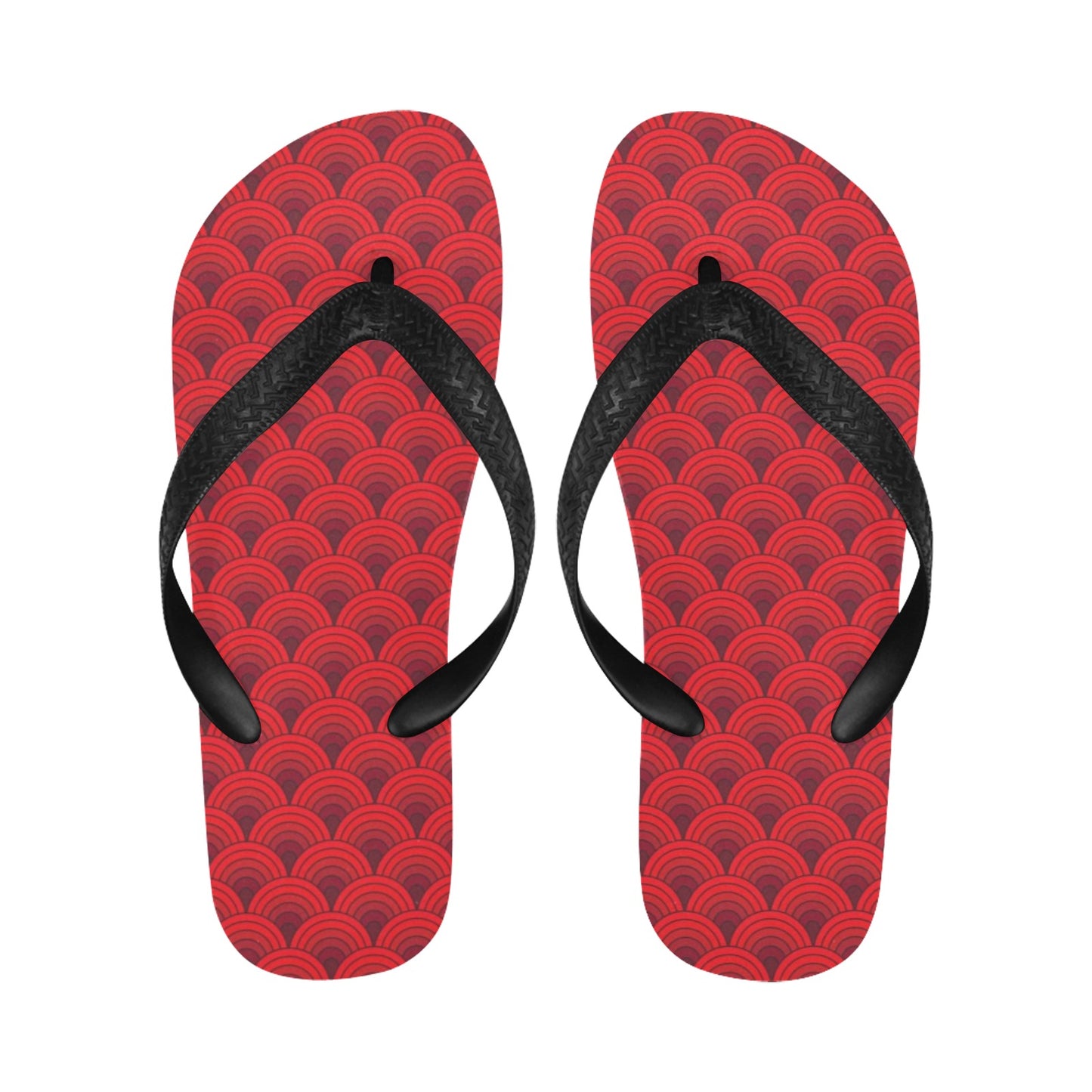 Scales Print Design LKS403 Flip Flops