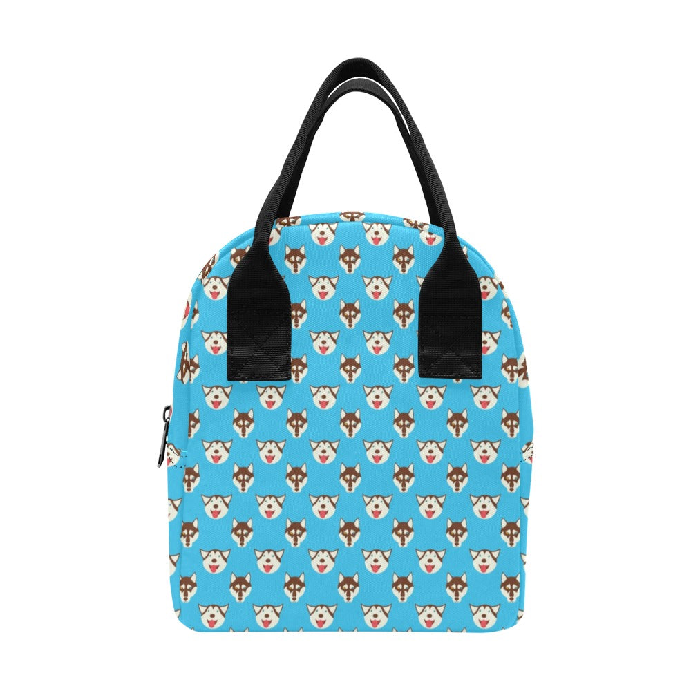 Siberian Huskies Print Design LKS306 Insulated Lunch Bag
