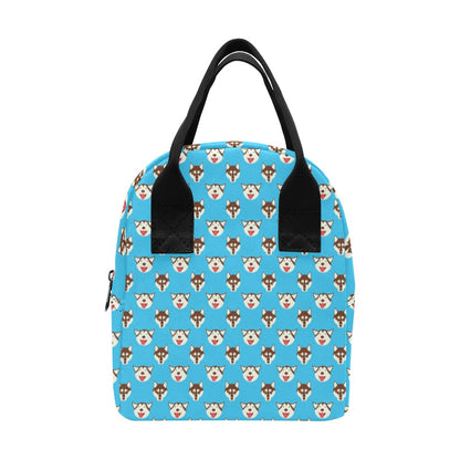 Siberian Huskies Print Design LKS306 Insulated Lunch Bag