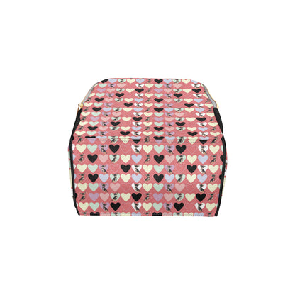 Chihuahua Pattern Print Design 01 Diaper Bag Backpack