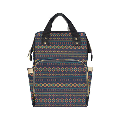 Southwest American Design Themed Print Diaper Bag Backpack
