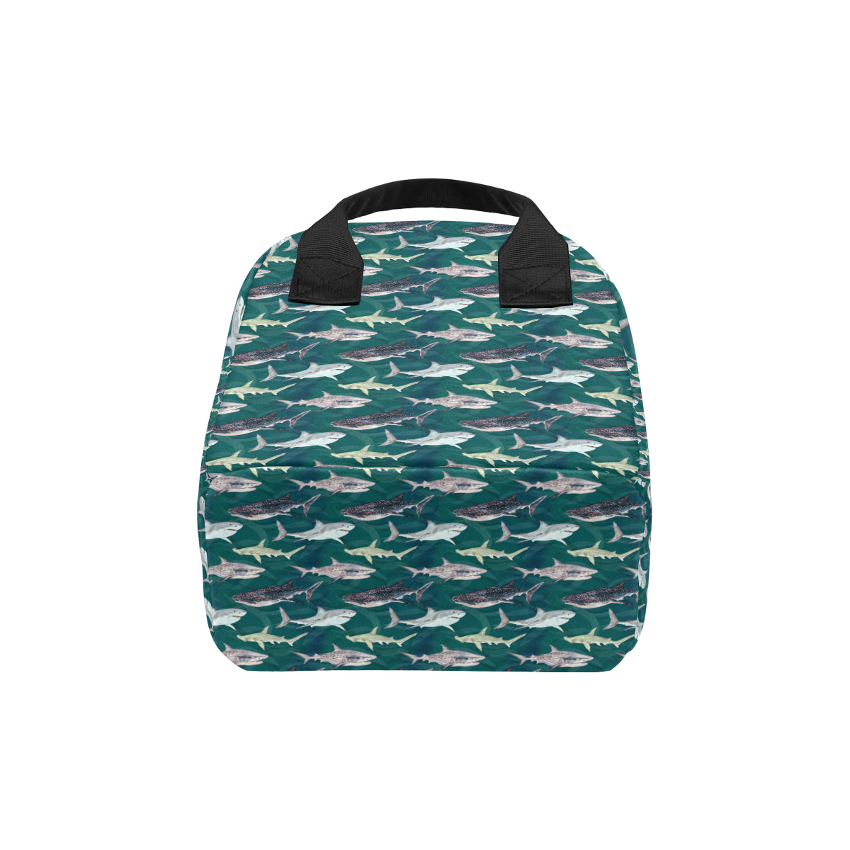 Shark Style Print Insulated Lunch Bag