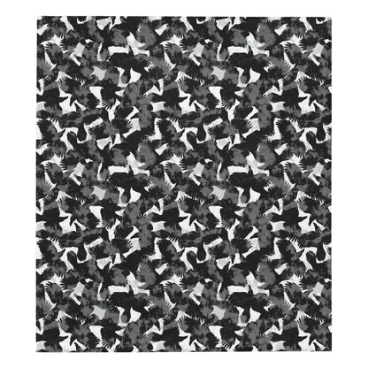 Crow Pattern Print Design 01 Premium Quilt