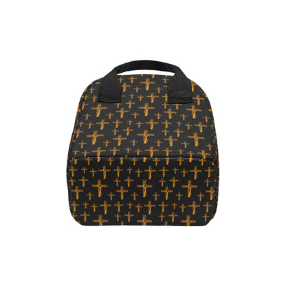 Christian Tree of Life Cross Design Insulated Lunch Bag